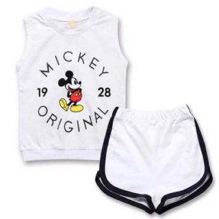 ディズニー(Disney)のレア❤️ ディズニー ミッキー Tシャツ パンツ セット 90から95サイズ(Ｔシャツ)