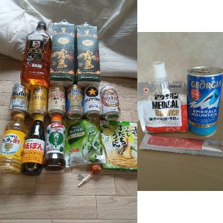 キリン(キリン)の黒霧島②本　ブラックニッカクリア②本　芋焼酎　ウイスキー　飲料水(焼酎)