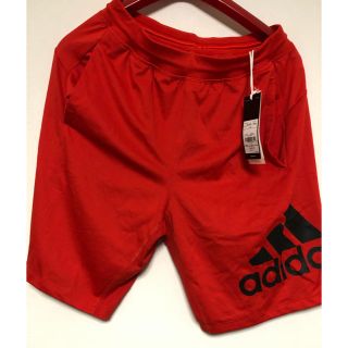 アディダス(adidas)の★値下げ★ adidas ハーフパンツ　レッド(ショートパンツ)