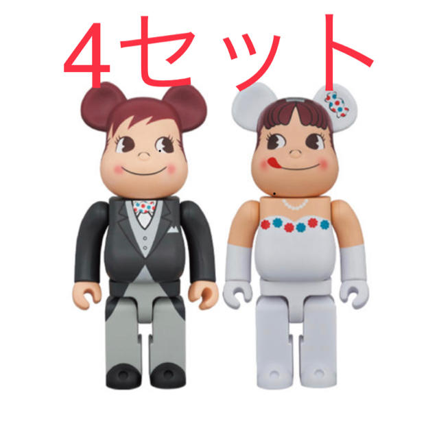 BE@RBRICK ウェディング ペコちゃん & ポコちゃん 400％