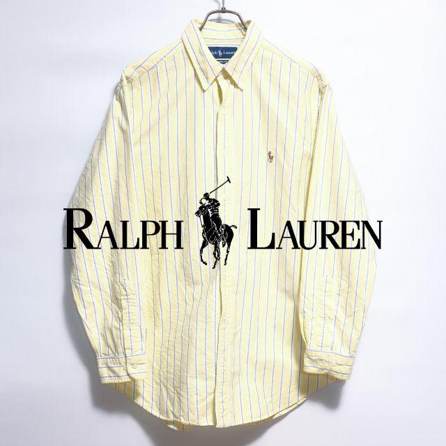 Ralph Lauren(ラルフローレン)の90s ラルフローレン ストライプボタンダウンシャツ【#028】 メンズのトップス(シャツ)の商品写真