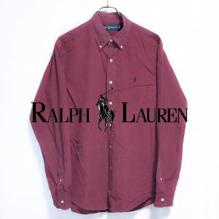 ラルフローレン(Ralph Lauren)の【USA古着】定番人気ラルフローレンワンポイントボタンダウン単色シャツ#046(シャツ)