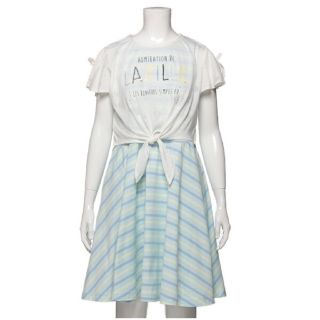 ポンポネット(pom ponette)のpom ponette Tシャツ×ワンピース160(ワンピース)