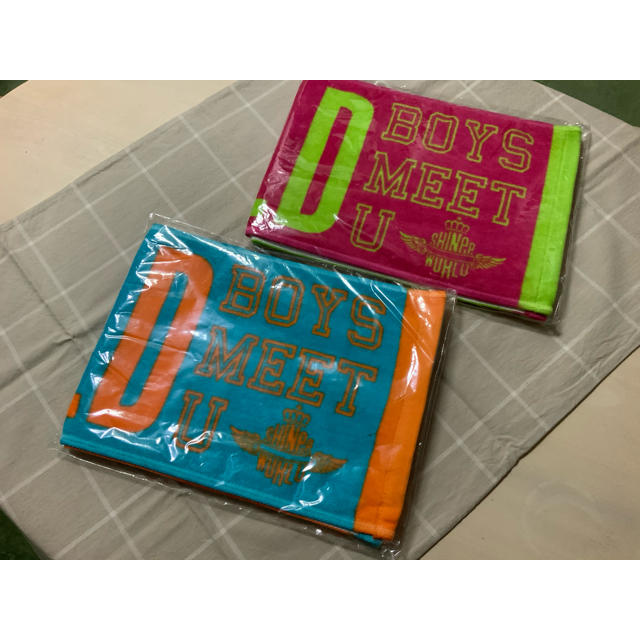 SHINee(シャイニー)の【SHINee】SHINeeWORLD 2013 マフラータオル ＜2色set＞ エンタメ/ホビーのタレントグッズ(アイドルグッズ)の商品写真