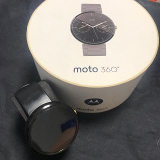 スマートウォッチ　moto360 ジャンク(腕時計(デジタル))