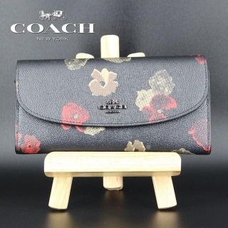 コーチ(COACH)のCOACH コーチ ラウンドファスナー 長財布 フローラル プリント F5567(財布)