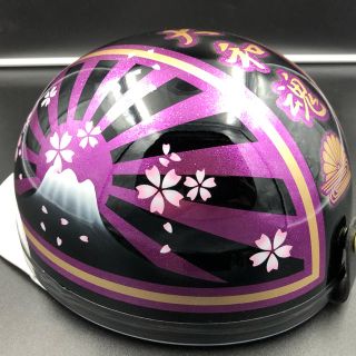 く日はお得♪ コルク半 カスタム 富士日章 黒紫 ラメ 桜 高級クリヤ