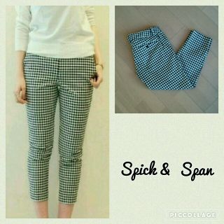 スピックアンドスパン(Spick & Span)のSpick&Span☆ギンガムチェック(クロップドパンツ)