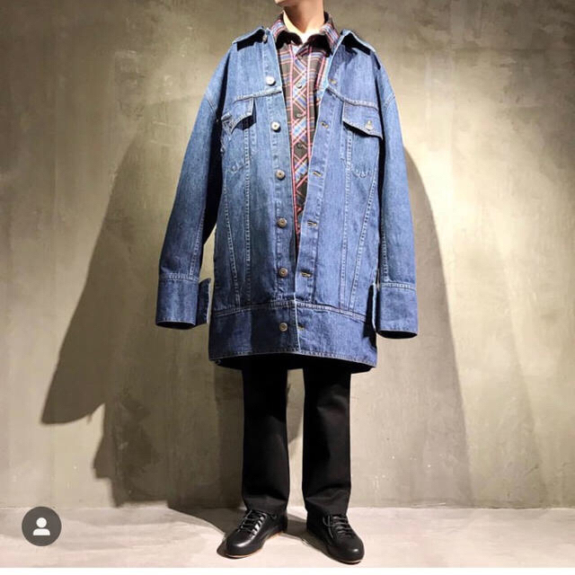 COMME des GARCONS(コムデギャルソン)のMATTHEW ADAMS DOLAN デニムジャケット メンズのジャケット/アウター(Gジャン/デニムジャケット)の商品写真