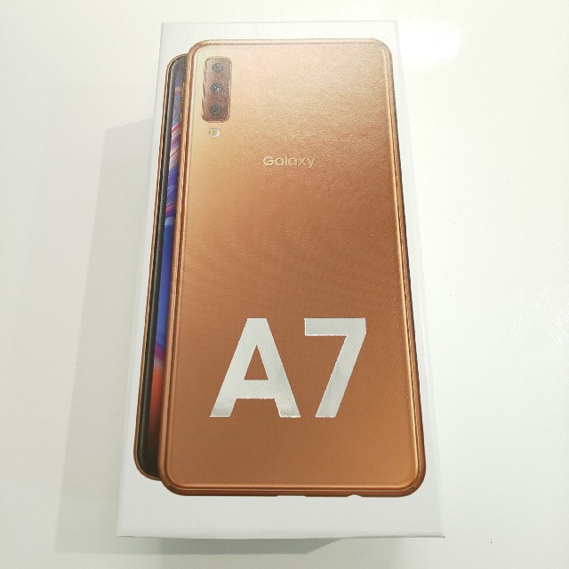 Galaxy A7 64GB SIMフリー/ゴールド/未開封 楽天 ギャラクシー 流行のアイテム 60.0%OFF 