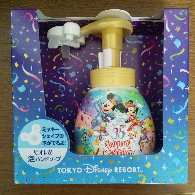 Disney(ディズニー)のディズニー 35周年限定 ハンドソープ(容器のみ) エンタメ/ホビーのおもちゃ/ぬいぐるみ(キャラクターグッズ)の商品写真