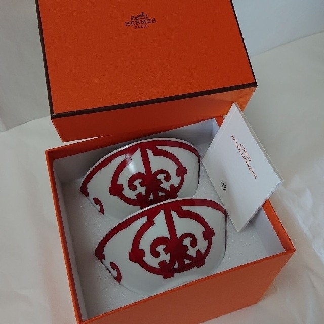 HERMES お茶碗　新品未使用　箱付き！