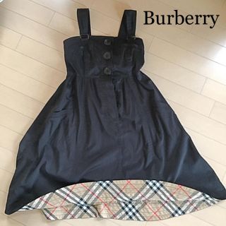 バーバリーブルーレーベル(BURBERRY BLUE LABEL)のBurberry ジャンパースカート ワンピース(ひざ丈ワンピース)