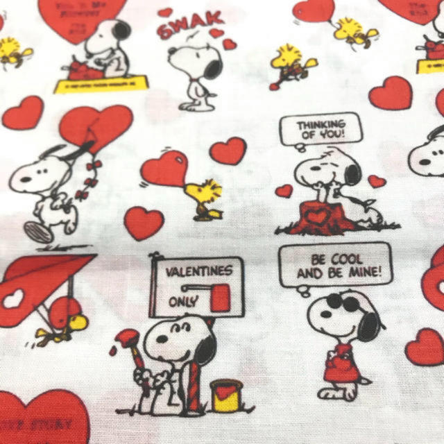 Snoopy スヌーピー ハート柄 生地 はぎれの通販 By れにゃん こーき スヌーピーならラクマ