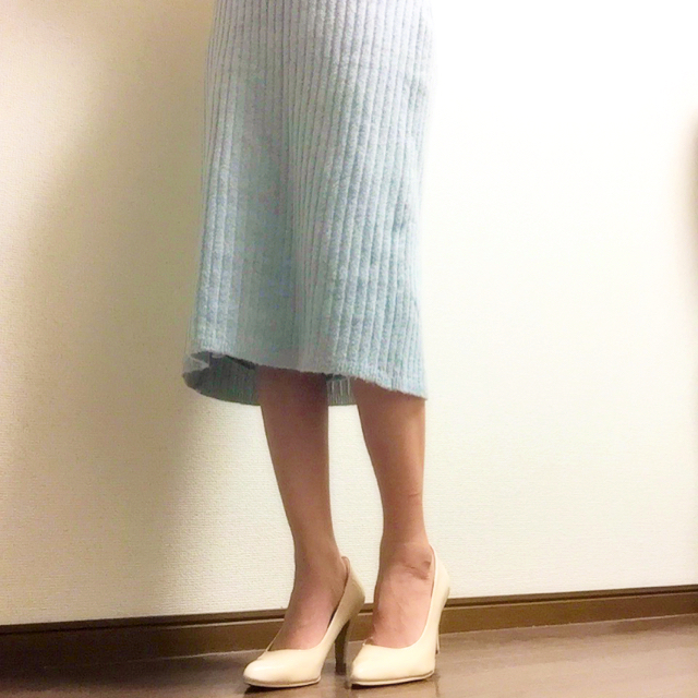 OPAQUE.CLIP(オペークドットクリップ)のOPAQUE.CLIP♡ニットスカート レディースのスカート(ロングスカート)の商品写真