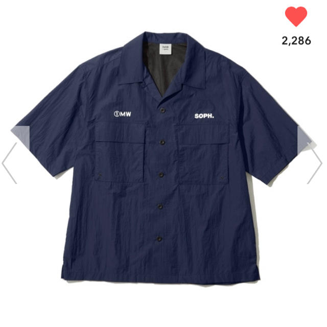 GU(ジーユー)のオープンカラーシャツ　gu soph コラボ　最安値　L メンズのトップス(シャツ)の商品写真