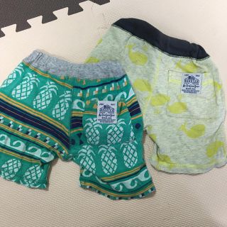 エフオーキッズ(F.O.KIDS)のF.O.KIDS ハーフパンツ2枚セット　☺︎ 80 綿100%(パンツ)