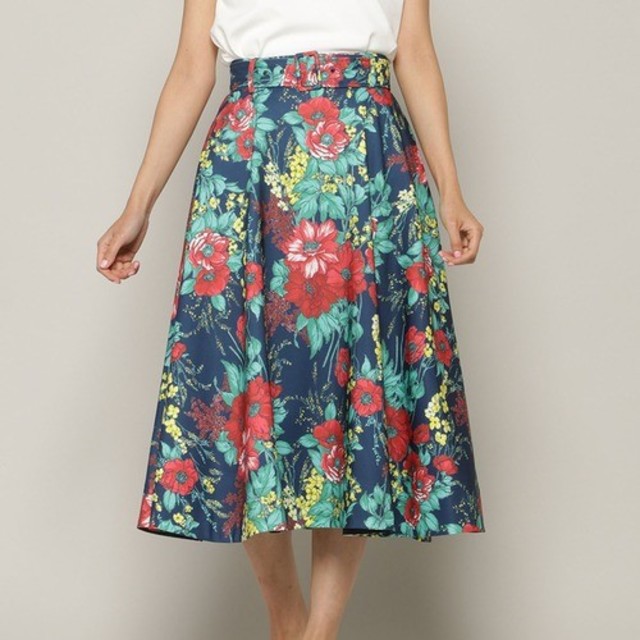 And Couture(アンドクチュール)のフラワースカート レディースのスカート(ロングスカート)の商品写真