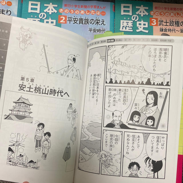 朝日新聞出版(アサヒシンブンシュッパン)の日本の歴史（全７巻セット） きのうのあしたは・・・ エンタメ/ホビーの本(絵本/児童書)の商品写真