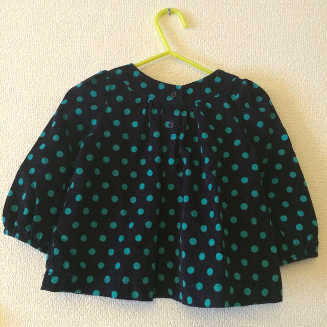 babyGAP(ベビーギャップ)の☆★GAP♡コーデュロイドットチュニック キッズ/ベビー/マタニティのベビー服(~85cm)(シャツ/カットソー)の商品写真