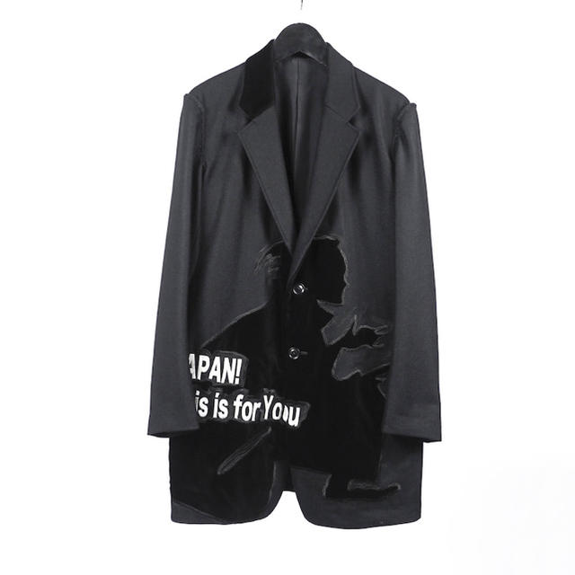 Yohji Yamamoto - 本日限定 Yohji Yamamoto 17aw ウールフラノ侍柄刺繍