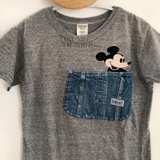 デニムダンガリー(DENIM DUNGAREE)のデニムアンドダンガリー  ミッキーコラボ　150 01 デニムポケット(Tシャツ/カットソー)