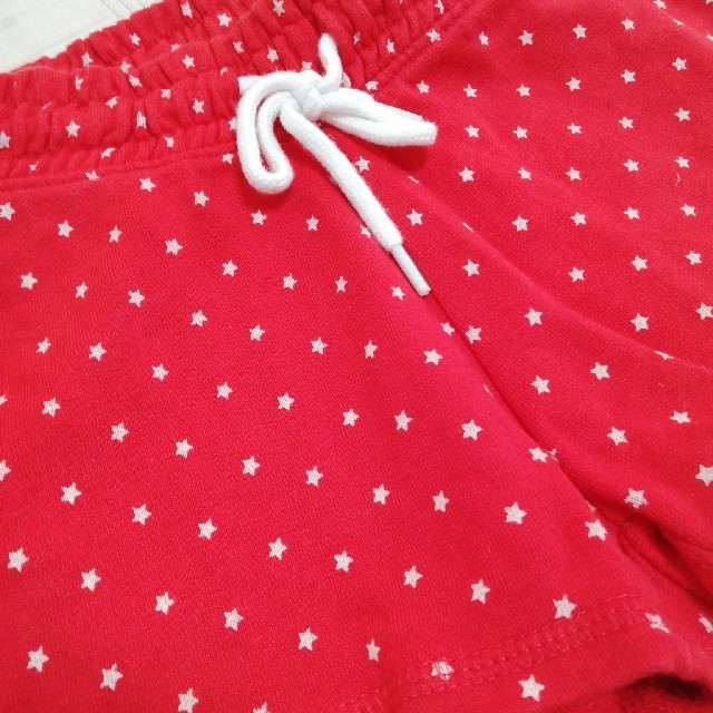 NEXT(ネクスト)のnext  赤　スター柄　ショートパンツ キッズ/ベビー/マタニティのキッズ服女の子用(90cm~)(パンツ/スパッツ)の商品写真