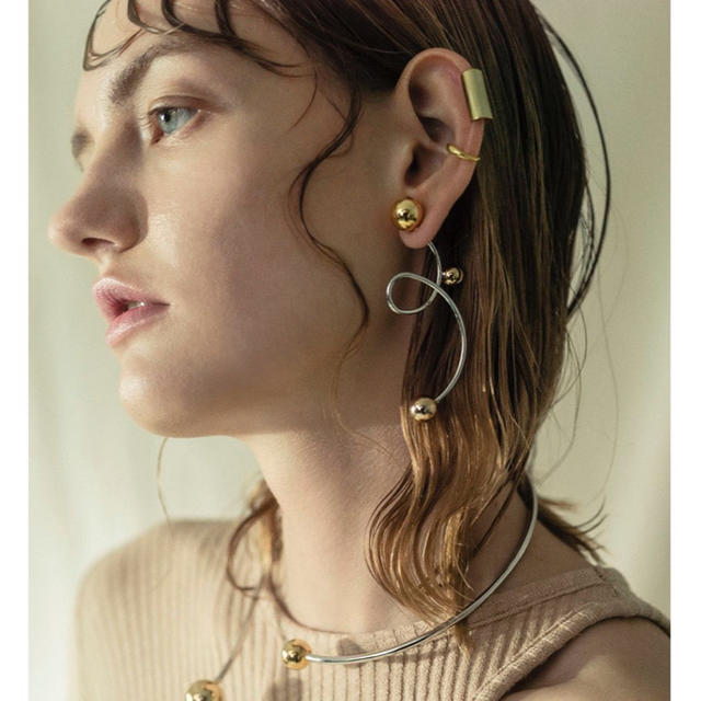 UNITED ARROWS(ユナイテッドアローズ)のsoierie Ceres curve pierce (ピアス) レディースのアクセサリー(ピアス)の商品写真