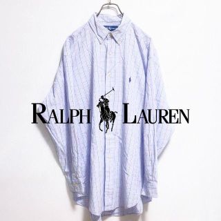 ラルフローレン(Ralph Lauren)の【USA古着】定番人気ラルフローレンボタンダウン チェックシャツ(シャツ)