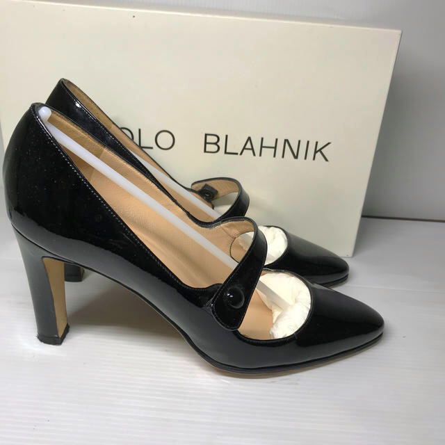 MANOLO BLAHNIK - 美品マノロブラニク メリージェーンパンプス 36.5の通販 by しま's shop｜マノロブラニクならラクマ