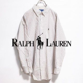 ラルフローレン(Ralph Lauren)の【USA古着】定番人気ラルフローレン レトロチェック ボタンダウン シャツ(シャツ)