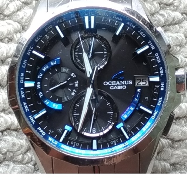 CASIO OCEANUS Manta OCW-S3000チタン製 電池ソーラー