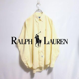 ラルフローレン(Ralph Lauren)の【USA古着】ラルフローレン ポロ 90s 刺繍ワンポイント シャツ(シャツ)