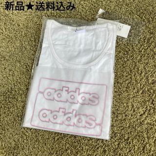 アディダス(adidas)のadidas レディース　Tシャツ　新品★送料込み(Tシャツ(半袖/袖なし))