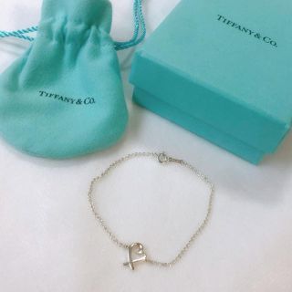 ティファニー(Tiffany & Co.)の♡美品♡Tiffany ラビングハート　ブレスレット(ブレスレット/バングル)