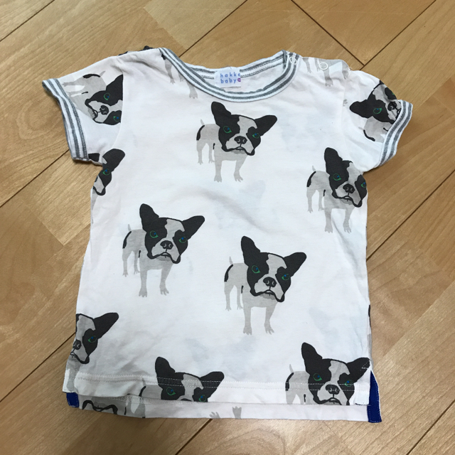 hakka kids(ハッカキッズ)のten様専用　ハッカ　90サイズ　Tシャツ　ブルドック キッズ/ベビー/マタニティのキッズ服男の子用(90cm~)(Tシャツ/カットソー)の商品写真