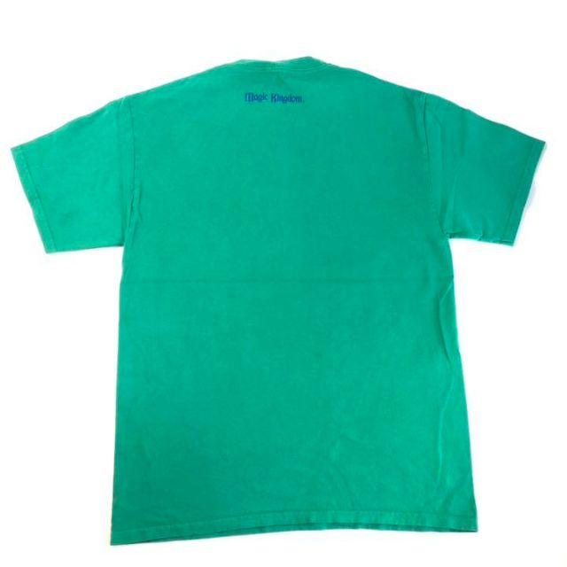 Disney(ディズニー)の超希少 海外古着 ディズニー 人気グリーン 2014クリスマス限定 パーク限定 メンズのトップス(Tシャツ/カットソー(半袖/袖なし))の商品写真