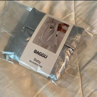 ビームス(BEAMS)のbaggu シルバー　メタリック(エコバッグ)