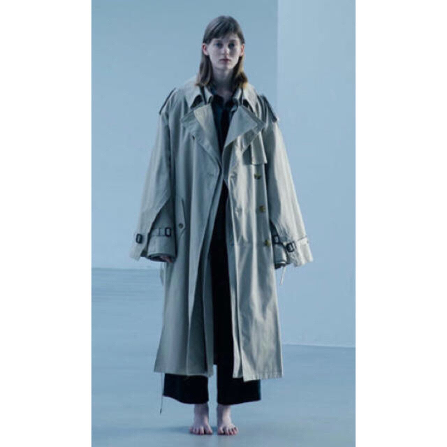 本物の stein DOUBLE SHADE TRENCH COAT BEIGE トレンチコート - www
