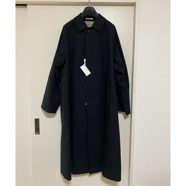 AURALEE 20SS コットンシルクロングコート　 メンズのジャケット/アウター(ステンカラーコート)の商品写真