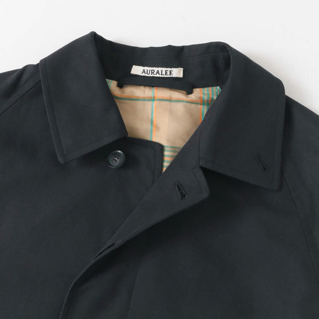 AURALEE 20SS コットンシルクロングコート - ステンカラーコート