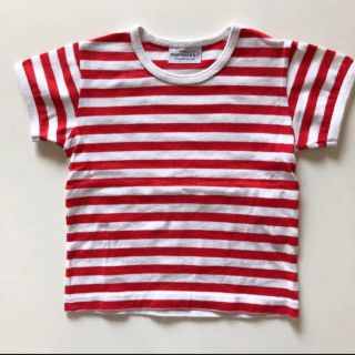 マリメッコ(marimekko)の【美品】marimekko マリメッコ  ボーダー Tシャツ 70(Ｔシャツ)