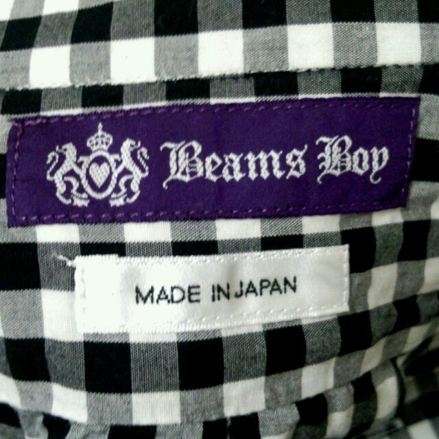 BEAMS BOY(ビームスボーイ)のギンガムチェックシャツ レディースのトップス(シャツ/ブラウス(長袖/七分))の商品写真