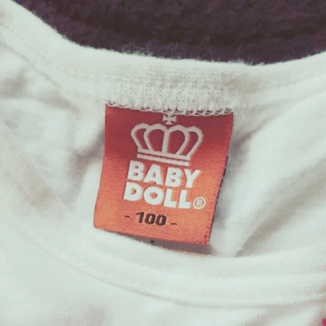 BABYDOLL(ベビードール)のBABYDOLL ロンT キッズ/ベビー/マタニティのキッズ服女の子用(90cm~)(Tシャツ/カットソー)の商品写真