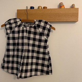 ムジルシリョウヒン(MUJI (無印良品))の無印良品　キッズ　チュニック　90 ブラック(Tシャツ/カットソー)