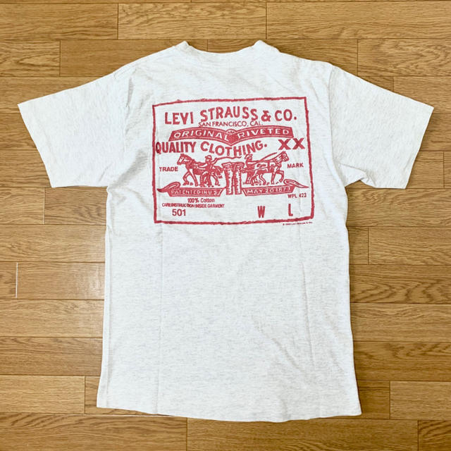 Levi's(リーバイス)の80s 90s アメリカ製 リーバイス 501 Tシャツ ビンテージ メンズのトップス(Tシャツ/カットソー(半袖/袖なし))の商品写真