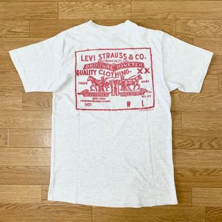 リーバイス(Levi's)の80s 90s アメリカ製 リーバイス 501 Tシャツ ビンテージ(Tシャツ/カットソー(半袖/袖なし))