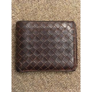 ボッテガヴェネタ(Bottega Veneta)のボッテガヴェネタ 二つ折り財布　茶(折り財布)