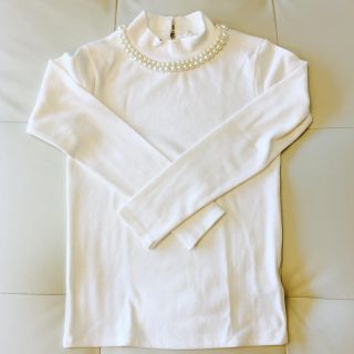 プロポーションボディドレッシング(PROPORTION BODY DRESSING)の パールネックトップス(カットソー(長袖/七分))