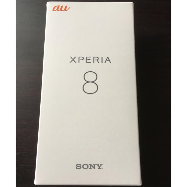 SONY XPERIA8 simフリー ブラック 未使用品スマートフォン/携帯電話